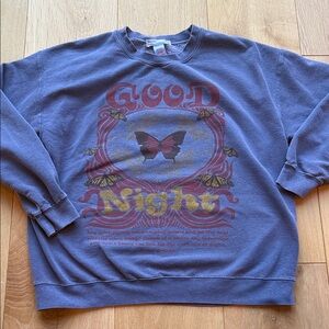 Urban Outfitters Purple Graphic Sweater